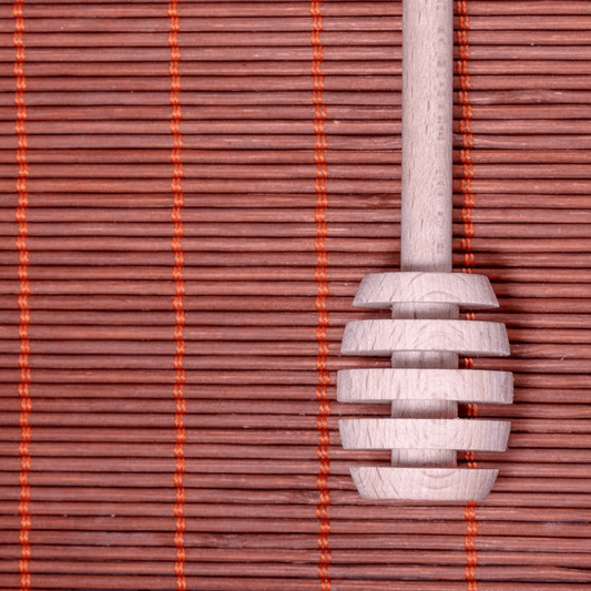 Honey Spoon - Wooden Honey Stick Honey Dipper - The Organic Store
