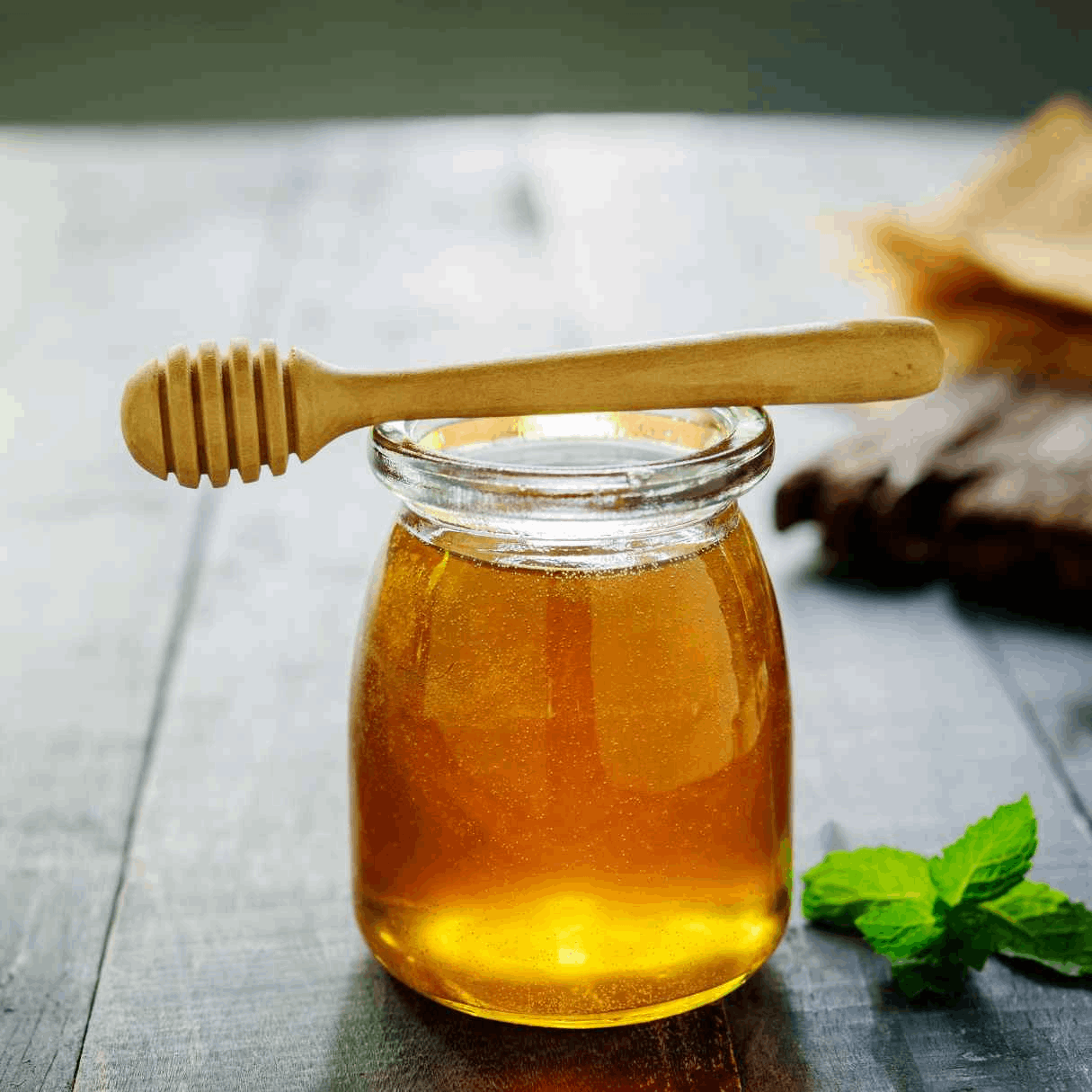 Honey Spoon - Wooden Honey Stick Honey Dipper - The Organic Store