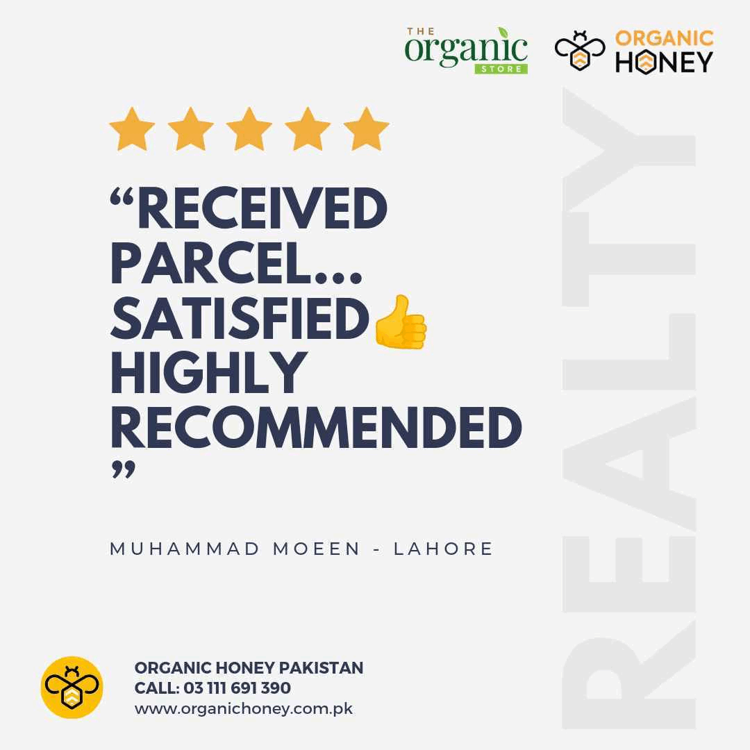 1kg Organic Bee Honey + 500 gm Moringa Leaves Powder - The Organic Store