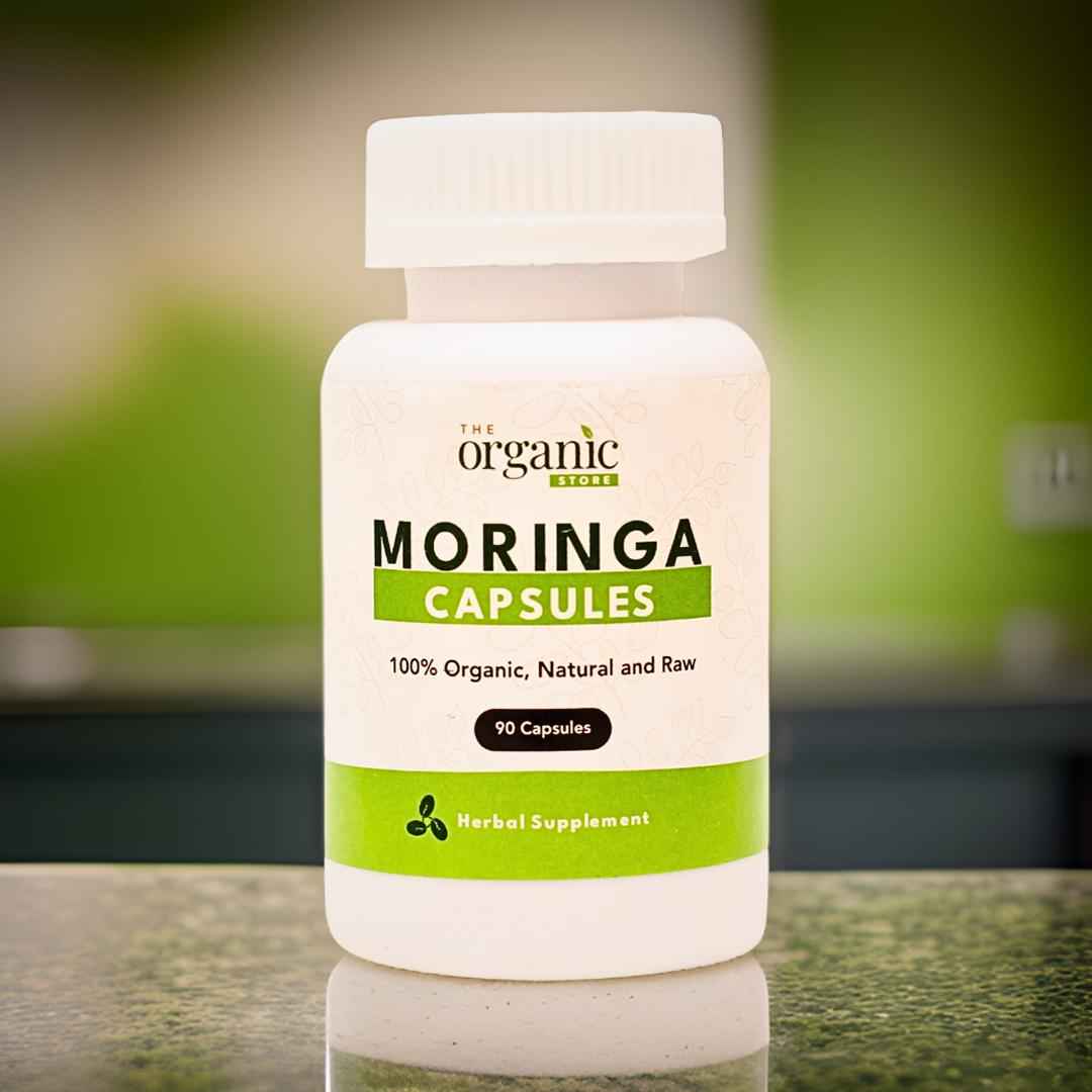 500gm x 2 Moringa Powder + 90 Moringa Capsules - The Organic Store
