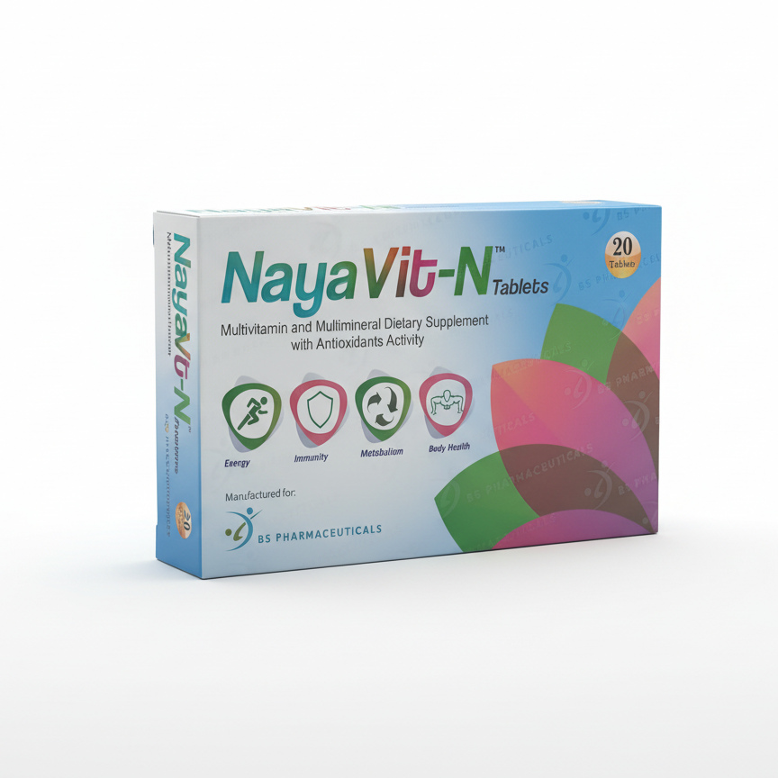 NayaVit-N Multivitamin & Multimineral Tablets with Antioxidants