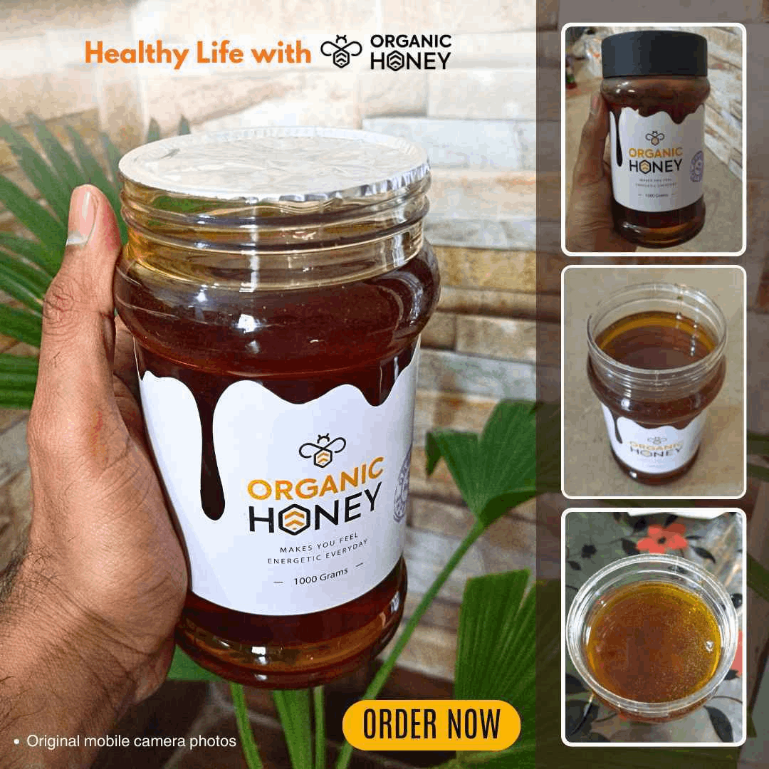 2 KG Eucalyptus Honey - Raw Organic Bee Honey - The Organic Store