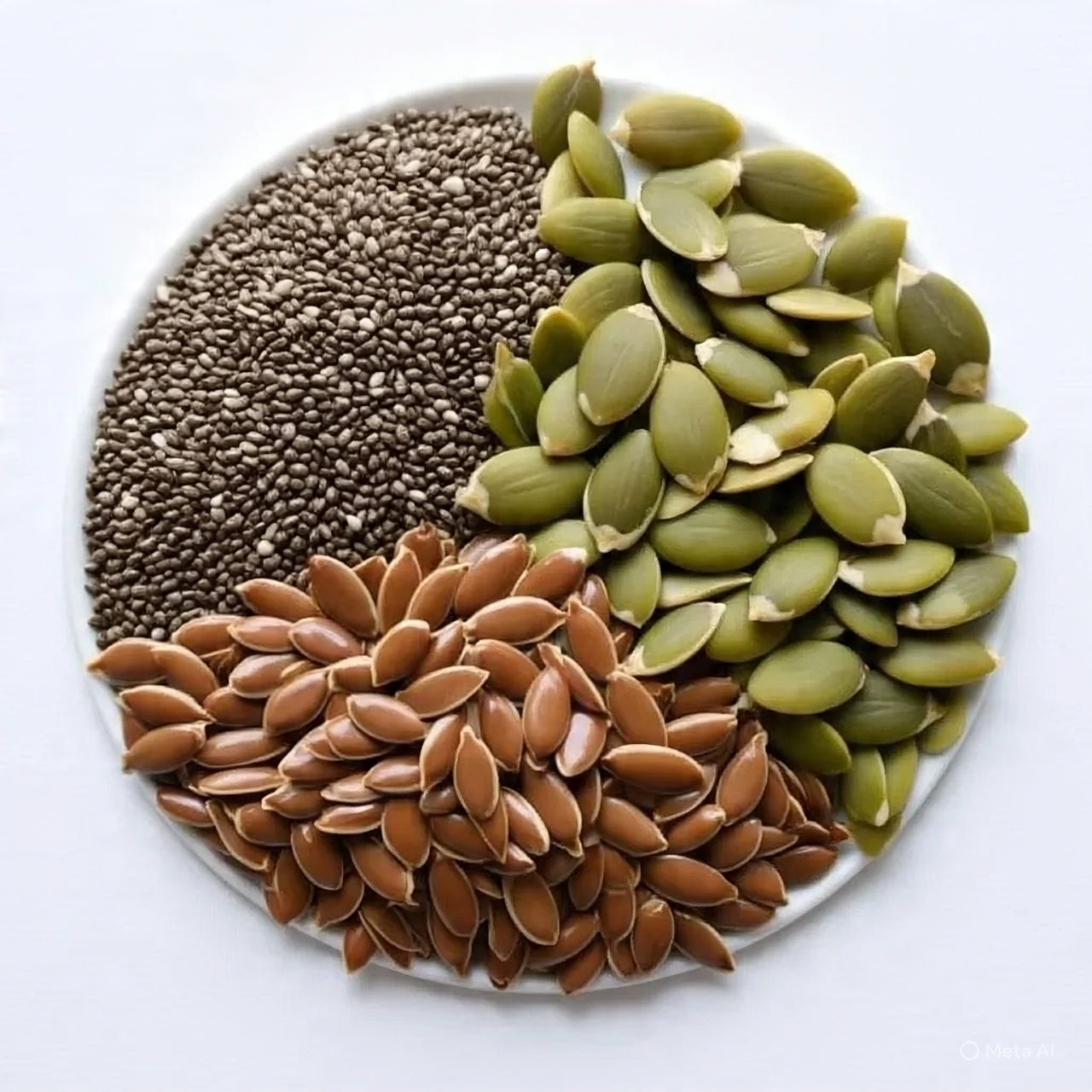 Superfood Seeds Bundle – 3 Pack (Chia, Pumpkin, & Flax Seeds) – 1 KG