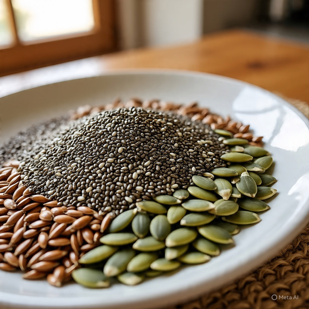 Superfood Seeds Bundle – 3 Pack (Chia, Pumpkin, & Flax Seeds) – 1 KG