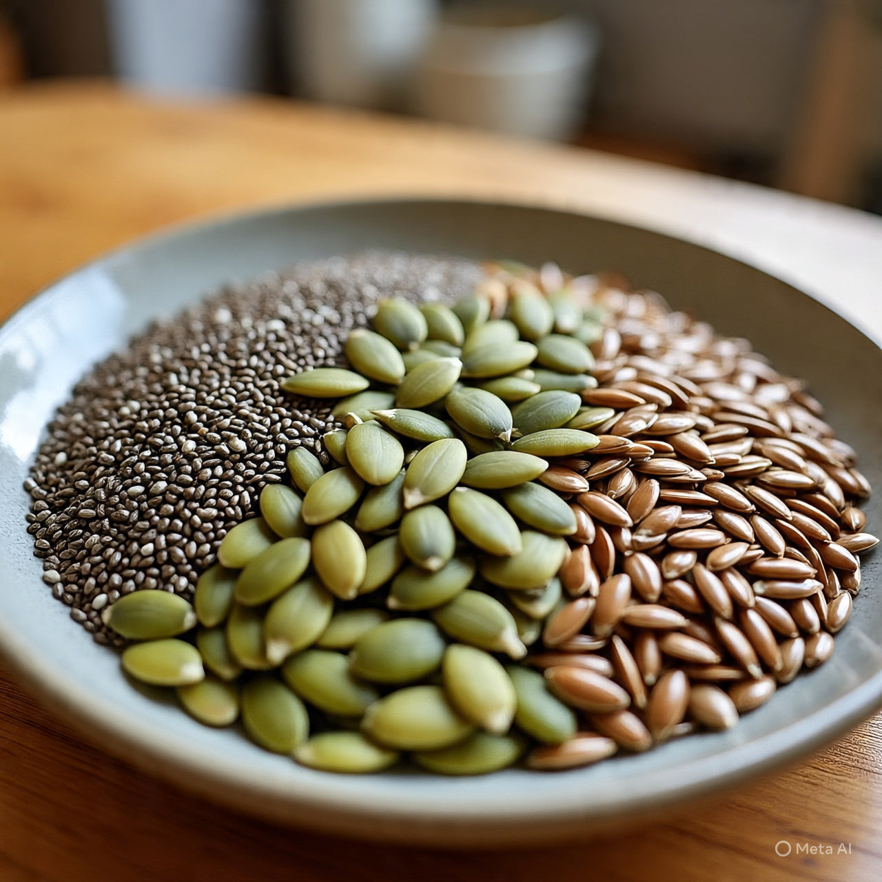 Superfood Seeds Bundle – 3 Pack (Chia, Pumpkin, & Flax Seeds) – 1 KG