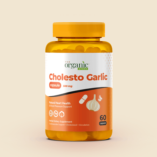Cholesto Garlic Capsule – Blood Pressure & Cholesterol Support