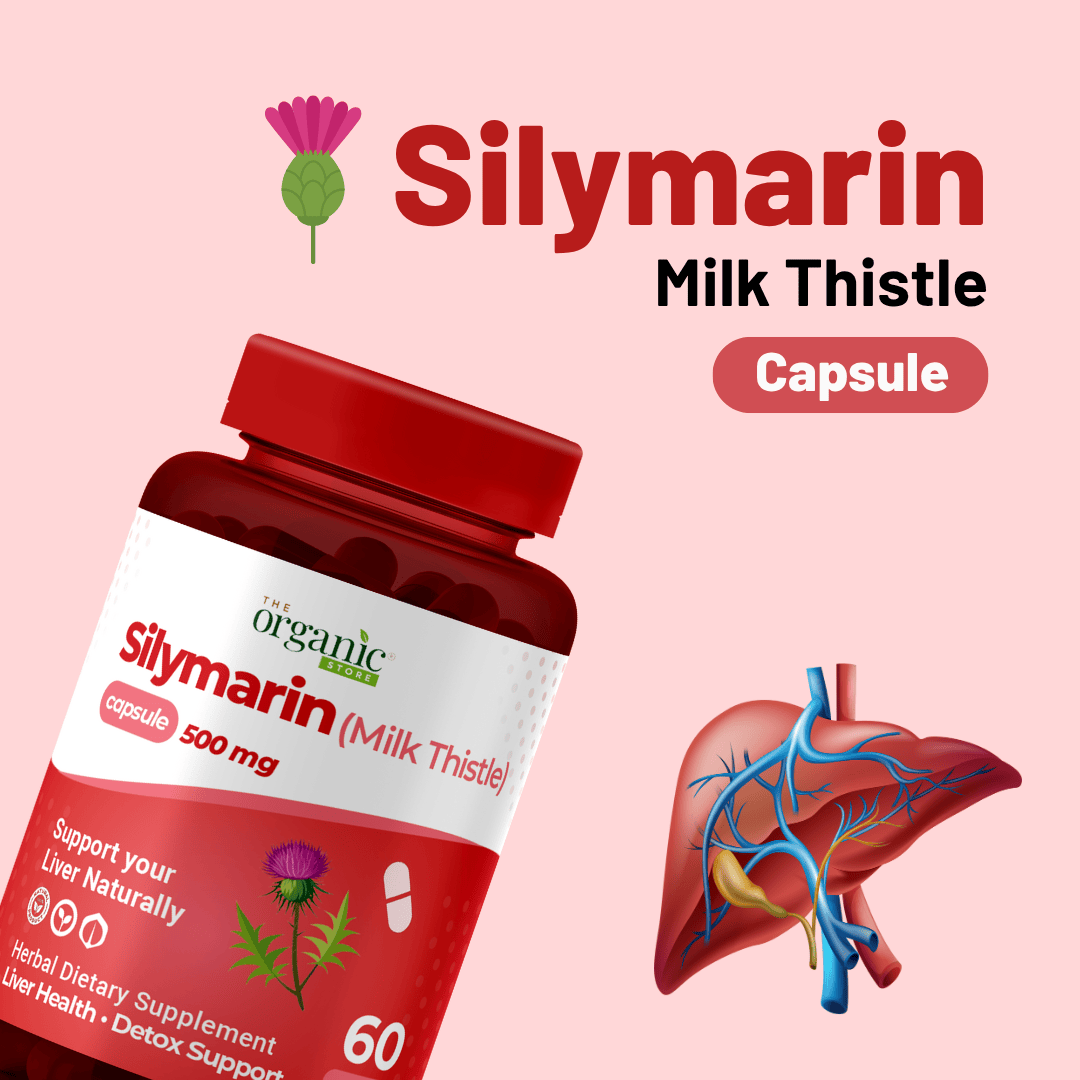 Silymarin Capsules (Milk Thistle) 500mg – Liver Support