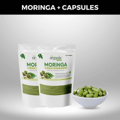 500gm x 2 Moringa Powder + 90 Moringa Capsules
