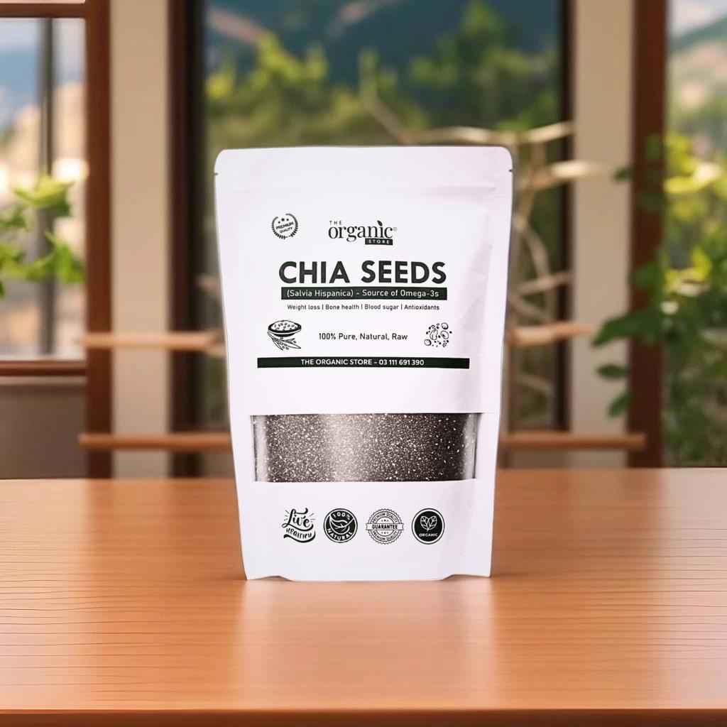 Superfood Seeds Bundle – 4 Pack (Chia, Pumpkin, Watermelon & Flax Seeds) – 1 KG - The Organic Store