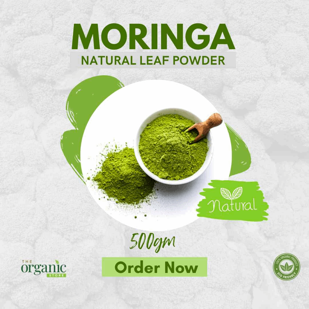 1kg Organic Bee Honey + 500 gm Moringa Leaves Powder - The Organic Store
