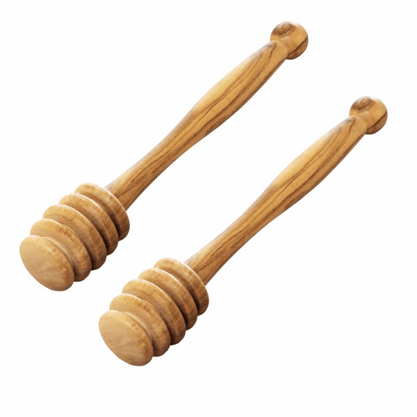 Honey Spoon - Wooden Honey Stick Honey Dipper - The Organic Store