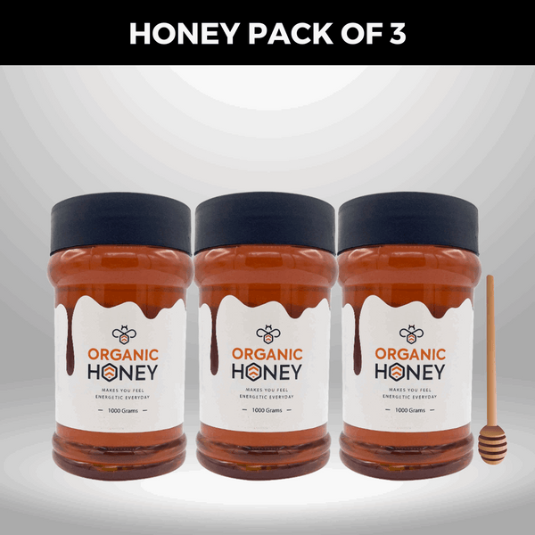 Premium and Natural Honey 3 KG with 90 Moringa Capsules - The Organic Store