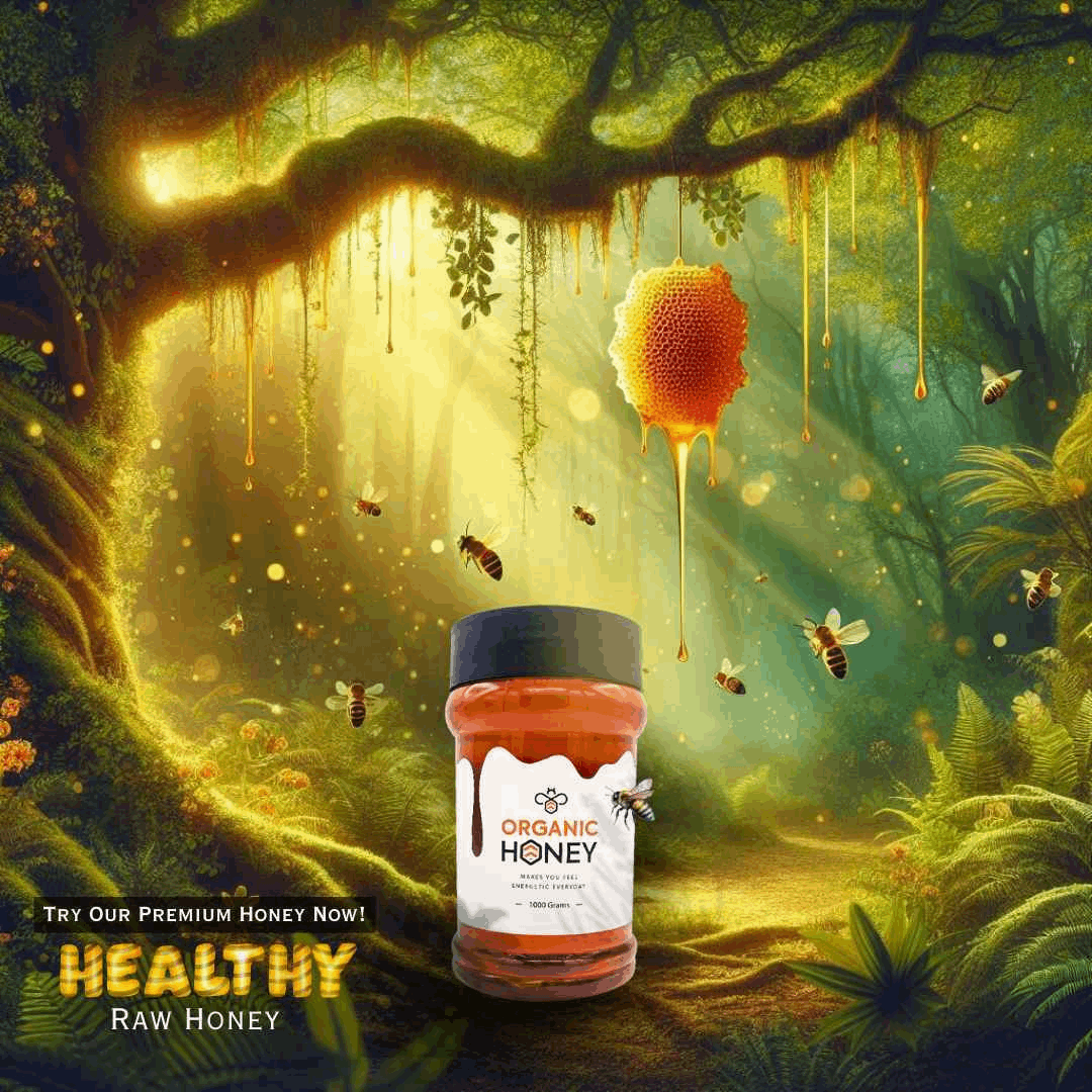 Mountain Honey - Natural Raw Organic - The Organic Store