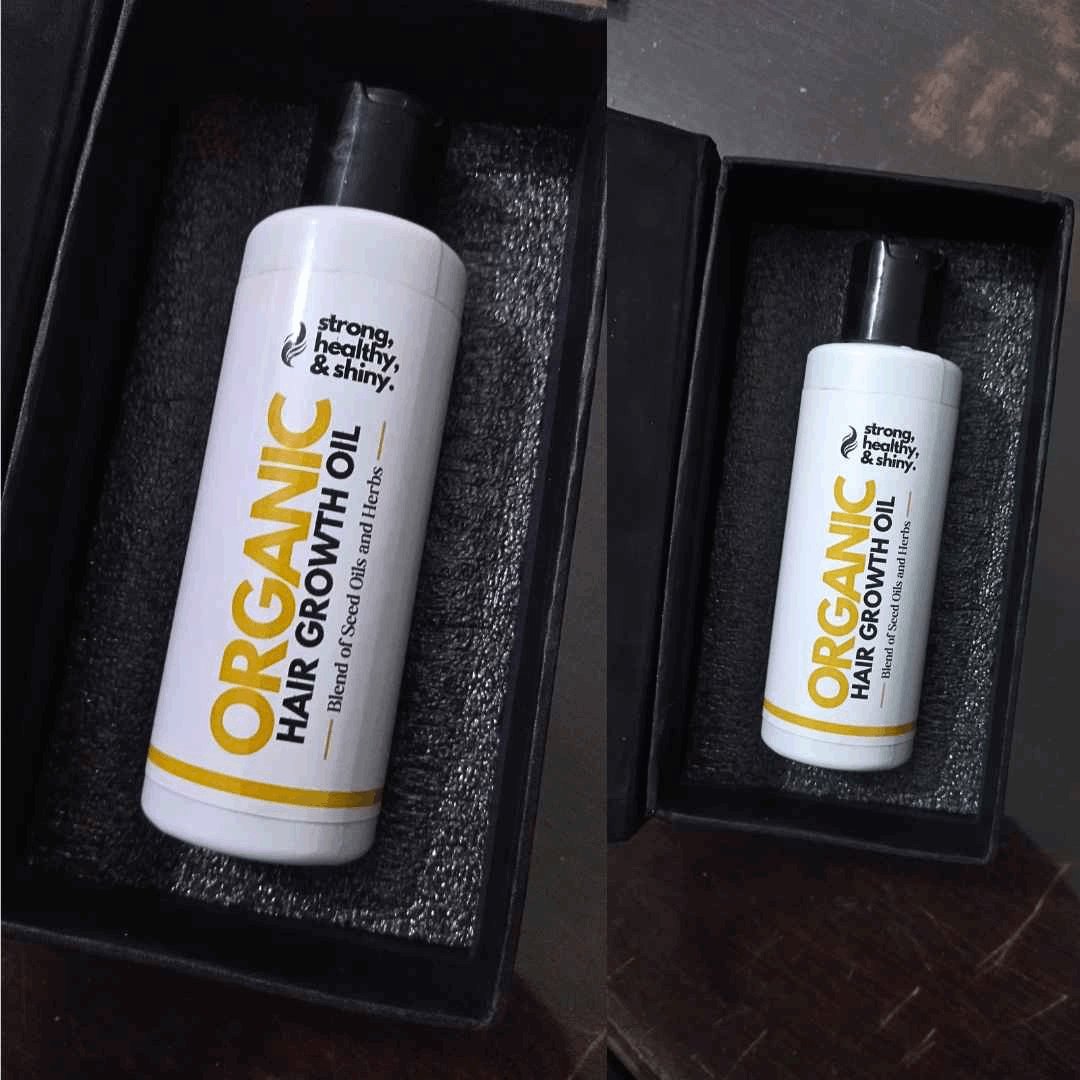 Organic Hair Growth Oil - 135ml - Natural Cold Pressed - The Organic Store