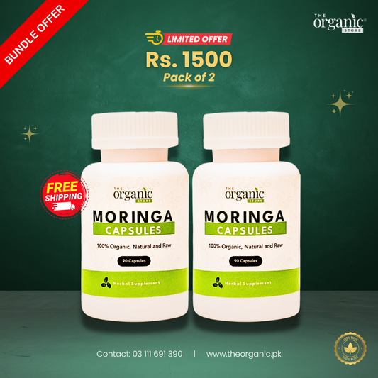 Bundle Offer - Moringa Capsules - Moringa Leaf, Immune Support