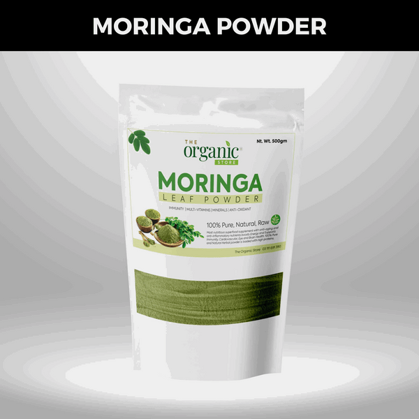 Moringa Leaves Powder - Raw, Pure, Natural - Oleifera - The Organic Store