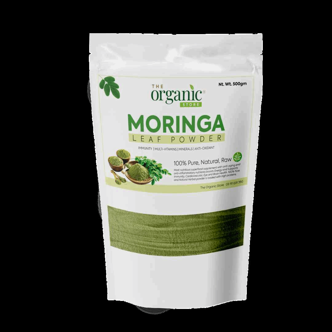 Moringa Leaves Powder - Raw, Pure, Natural - Oleifera - The Organic Store