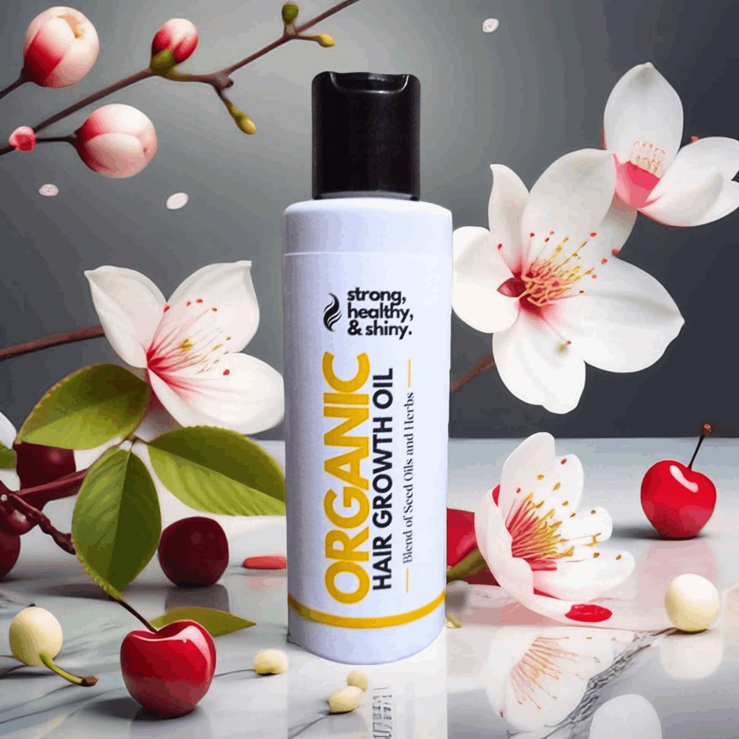 Organic Hair Growth Oil - 135ml - Natural Cold Pressed - The Organic Store