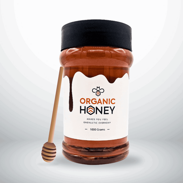 Raw unfiltered organic honey texture from Pakistani beekeepers