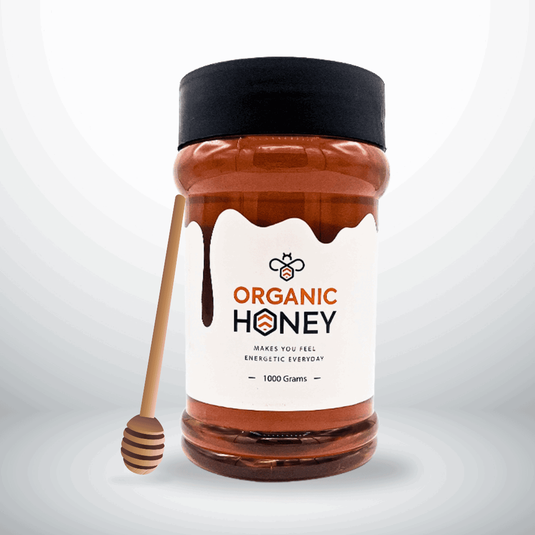 Raw unfiltered organic honey texture from Pakistani beekeepers
