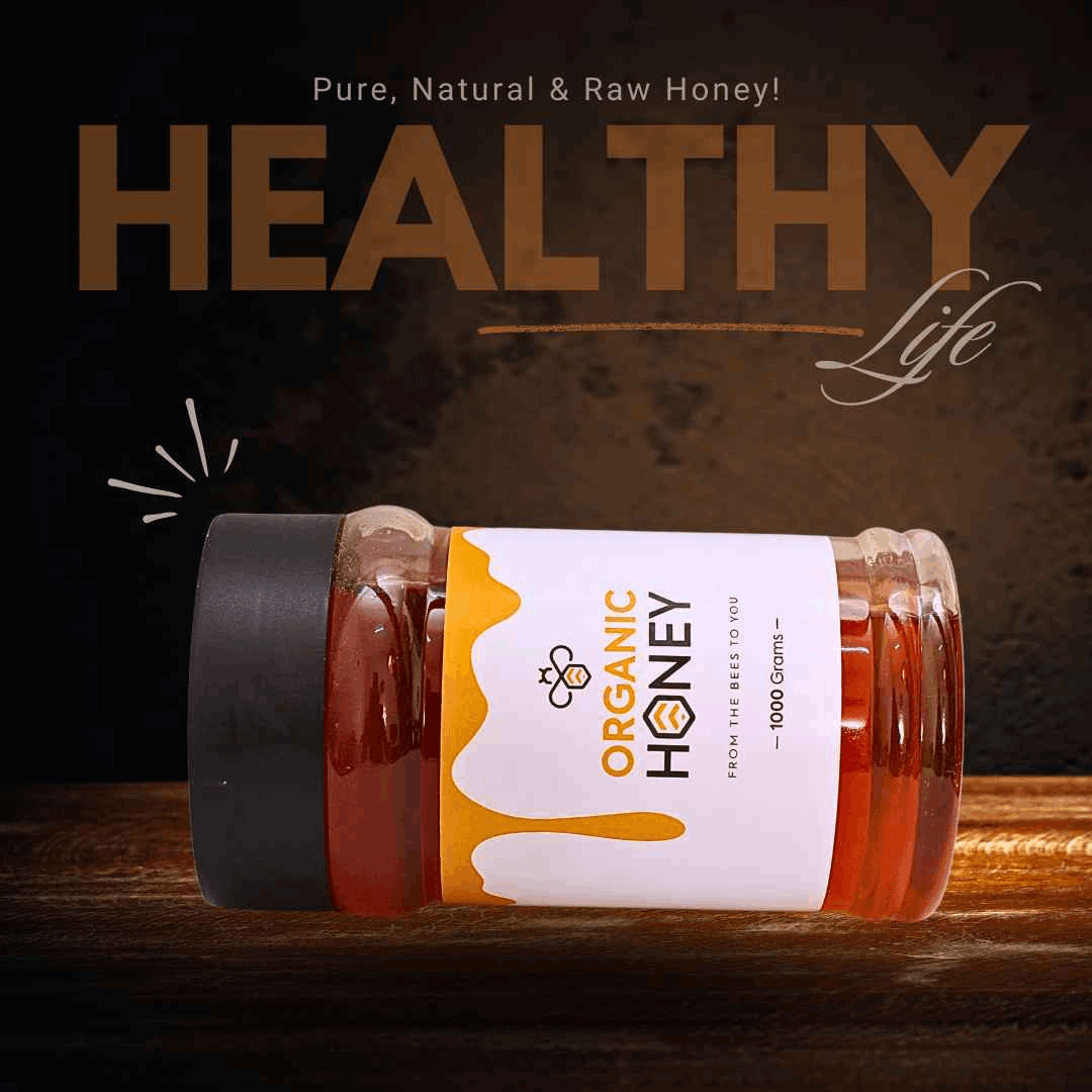 Acacia honey drizzling on toast - mild Kikar shahad
