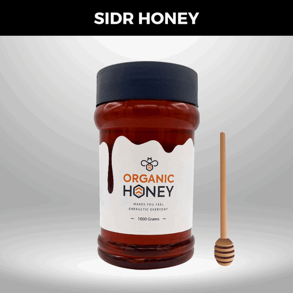 Organic Honey Pakistan - Sidr (Beri) Pure & Raw Bee Honey - The Organic Store