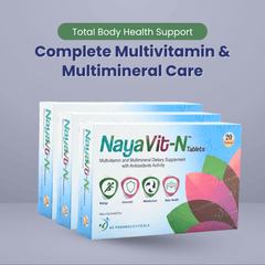 NayaVit-N Multivitamin & Multimineral Tablets with Antioxidants