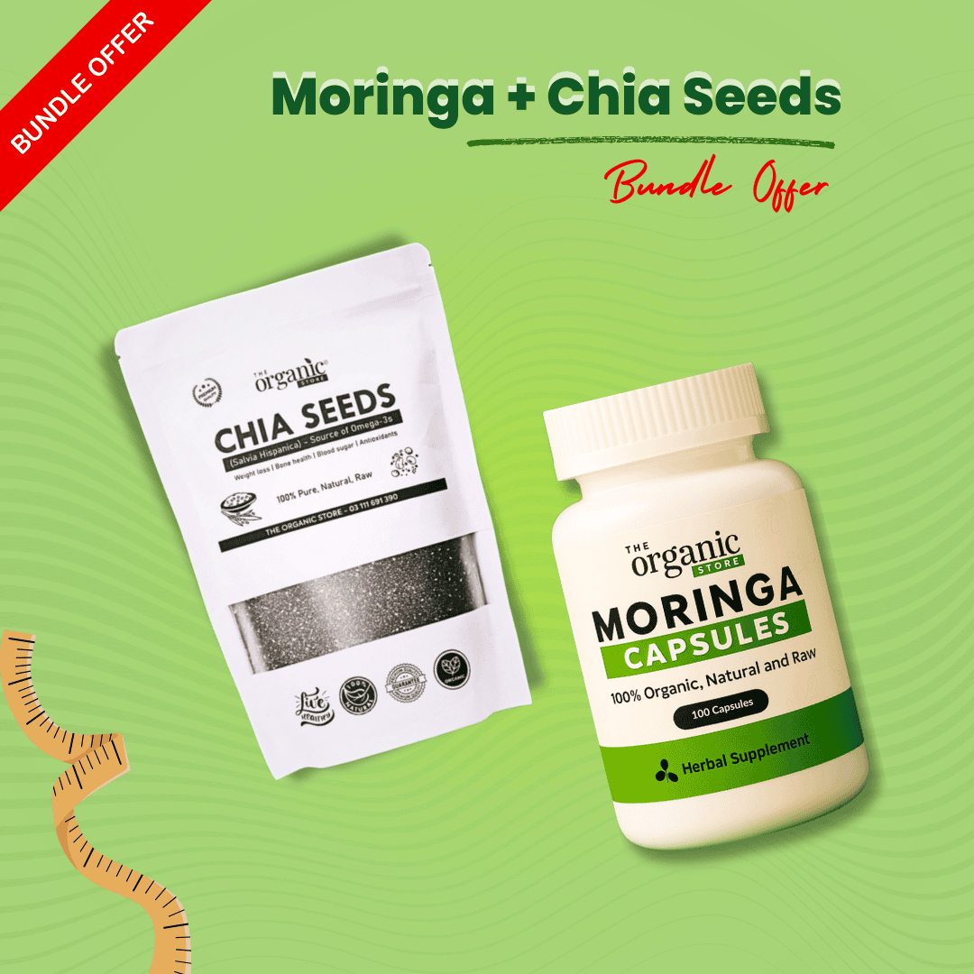 Organic Health Pack - Honey, Moringa Powder, Chia Seeds