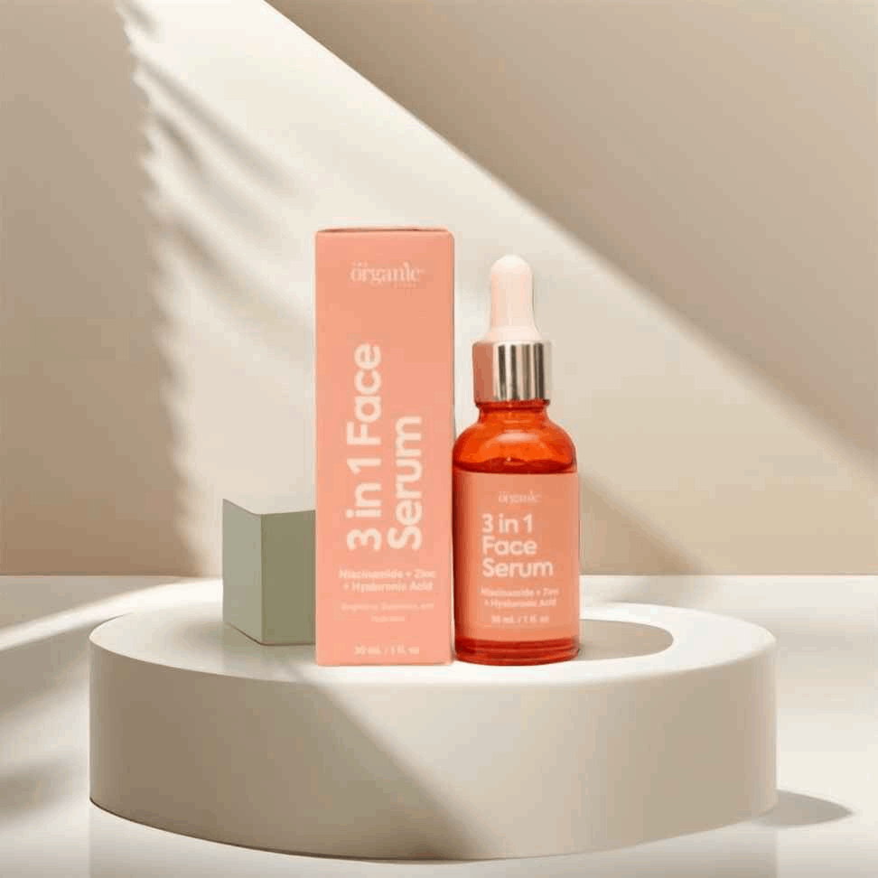 Niacinamide, Zinc, Hyaluronic Acid - 3 in 1 Serum - Fragrance Free - The Organic Store