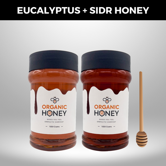 Sidr & Eucalyptus Honey - Pack of 2 kg Bee Honey عسل الخالص